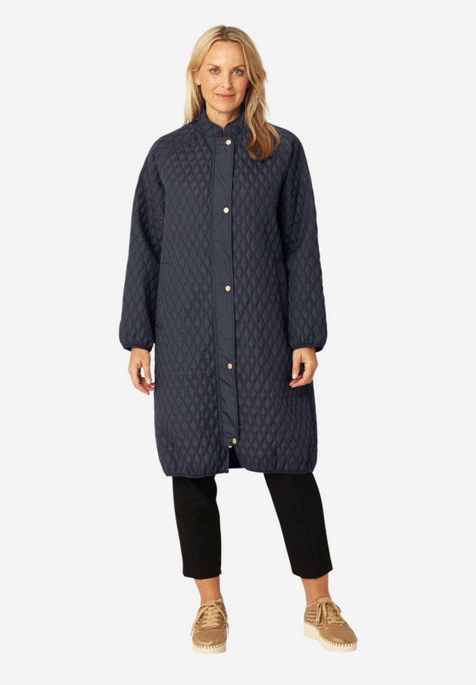 Ilse Jacobsen Steppjacke ALLY06 Modischer Oversize-Steppmantel mit Stehkragen und Raglanärmeln – Bild 4 von 5