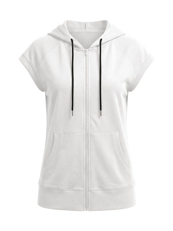 Imily Bela Kapuzenpullover Damen ärmelloses Top mit Reißverschluss (Packung, 1-tlg., 1per-Pack) mit Kapuze – Bild 5 von 5