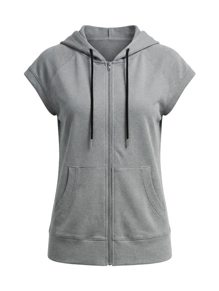 Imily Bela Kapuzenpullover Damen ärmelloses Top mit Reißverschluss (Packung, 1-tlg., 1per-Pack) mit Kapuze – Bild 5 von 5