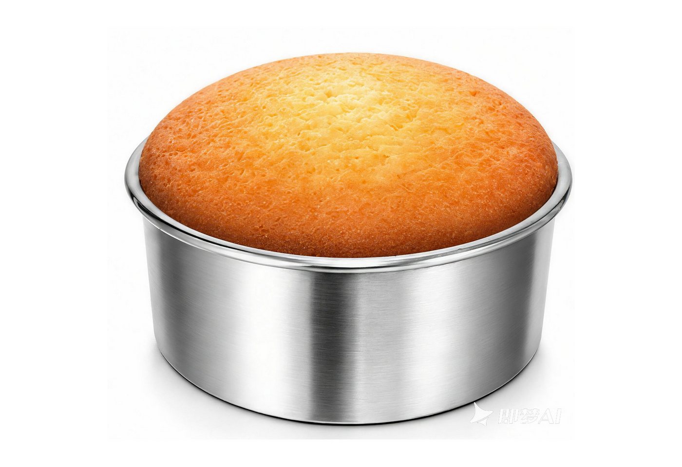 immer Backform Backform Set Edelstahl 4er-Set Mini-Kuchenformen mit Hebeboden, (8-tlg), unbeschichtet, ohne PFAS, Aluminiumfrei, hochhitzefest – Bild 2 von 5