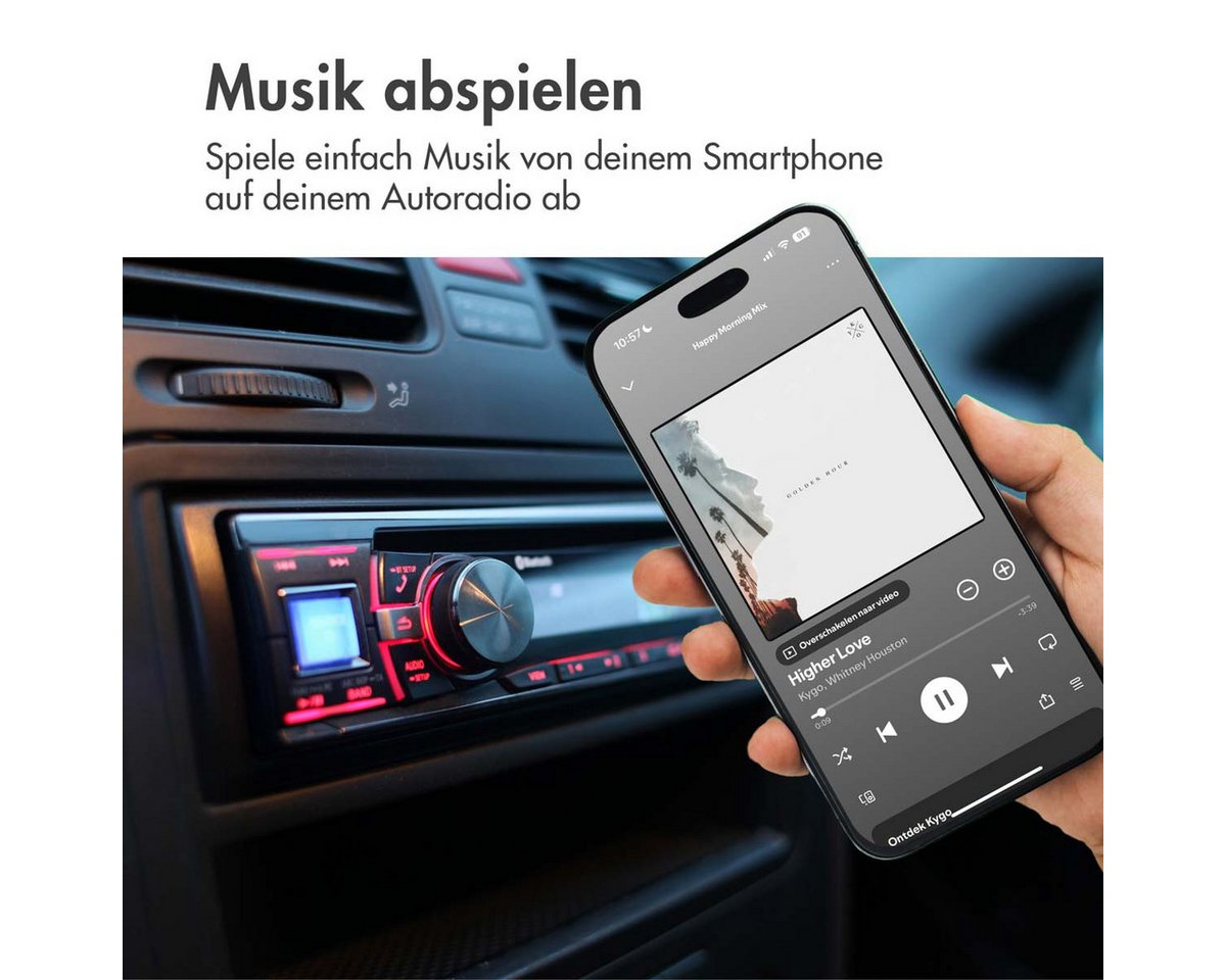 imoshion imoshion Bluetooth FM-Transmitter Auto - mit Power-Delivery-USB-C-Lade KFZ-Transmitter – Bild 3 von 5