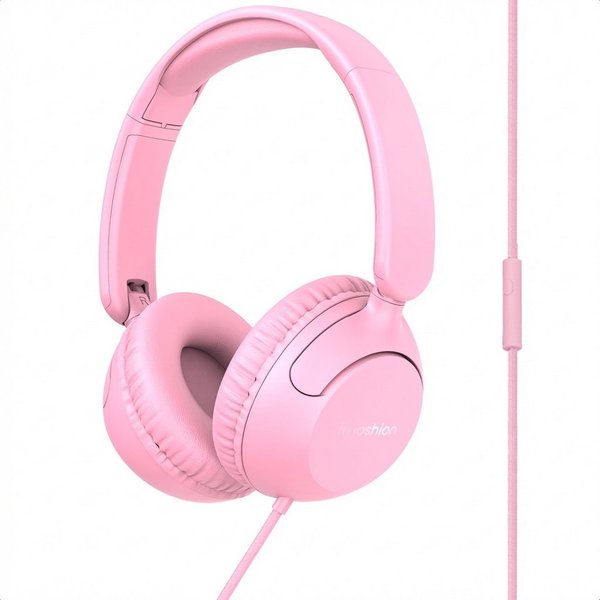 imoshion imoshion Kinderkopfhörer mit AUX-Kabel - Dezibelbegrenzer - Candy Pink Kinder-Kopfhörer