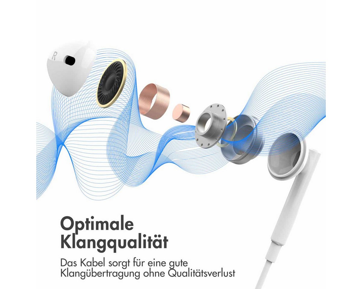 imoshion imoshion Kopfhörer - Kabelgebundene Kopfhörer - USB-C Anschluss - Weiß In-Ear-Kopfhörer – Bild 2 von 5