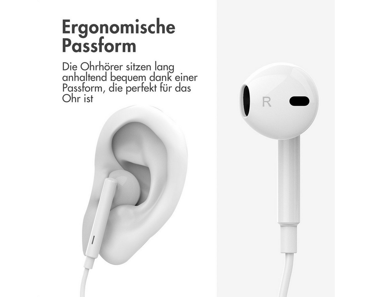 imoshion imoshion Kopfhörer - Kabelgebundene Kopfhörer - USB-C Anschluss - Weiß In-Ear-Kopfhörer – Bild 5 von 5