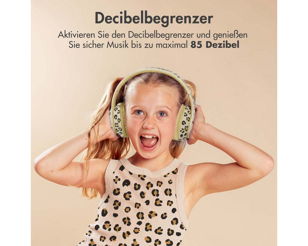 imoshion imoshion Special Edition - Kabellose Kinderkopfhörer mit Leopardenmust Kinder-Kopfhörer – Bild 5 von 5