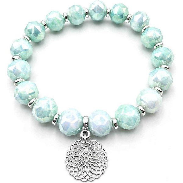 Impala Perlenarmband Nadja mit facettierten Glasperlen & Anhänger