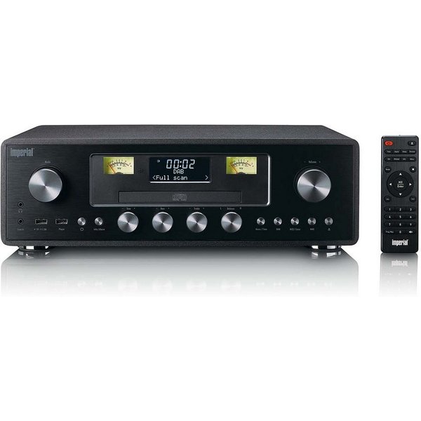 IMPERIAL Dabman 280CDBK CD-Radiorecorder (Tabelle Radio, 30 W, DAB+/FM Radio, Bluetooth-Streaming, USB-Aufnahme, ASA-Sicherheit)
