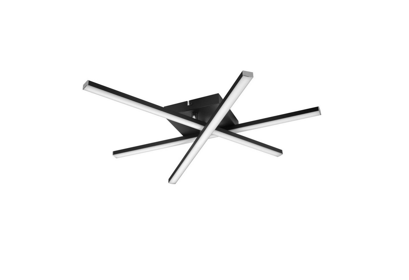 IMPTS Deckenleuchte LED Deckenlampe Schwarz 3000K Deckenleuchte, Warmweiß, LED fest integriert, Warmweiß, Modern LED Deckenlampe für Wohnzimmer Schlafzimmer Küc – Bild 2 von 5
