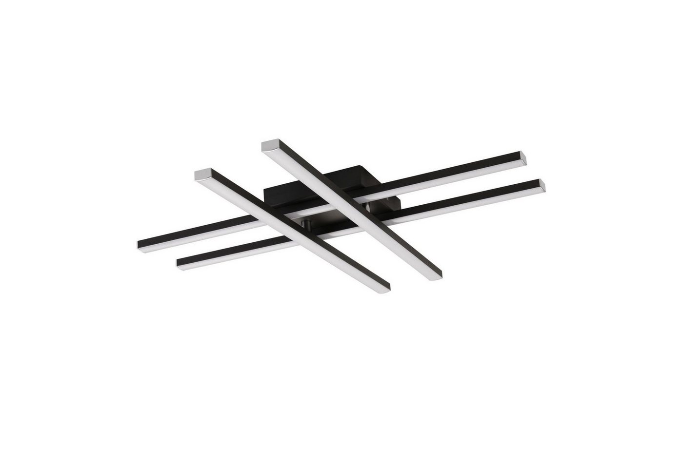 IMPTS Deckenleuchte LED Deckenlampe Schwarz 3000K Deckenleuchte, Warmweiß, LED fest integriert, Warmweiß, Modern LED Deckenlampe für Wohnzimmer Schlafzimmer Küc – Bild 2 von 5