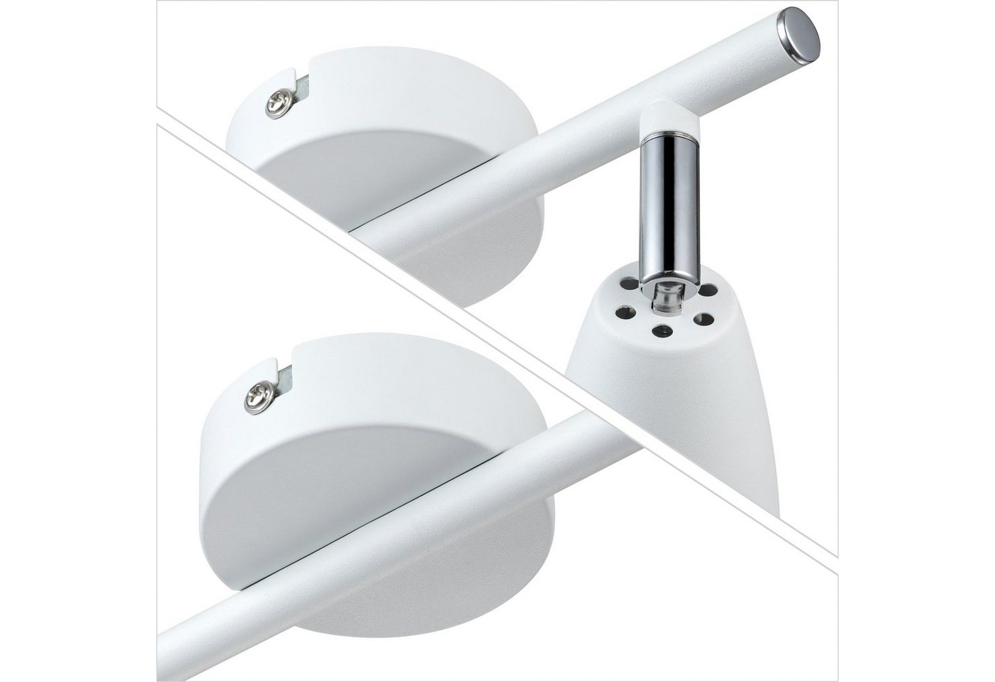 IMPTS LED Deckenspots Deckenleuchte Spotleuchte Deckenstrahler, Nicht Dimmbar, LED wechselbar, Warmweiß, Schwenkbar LED Deckenlampe Deckenspot – Bild 5 von 5
