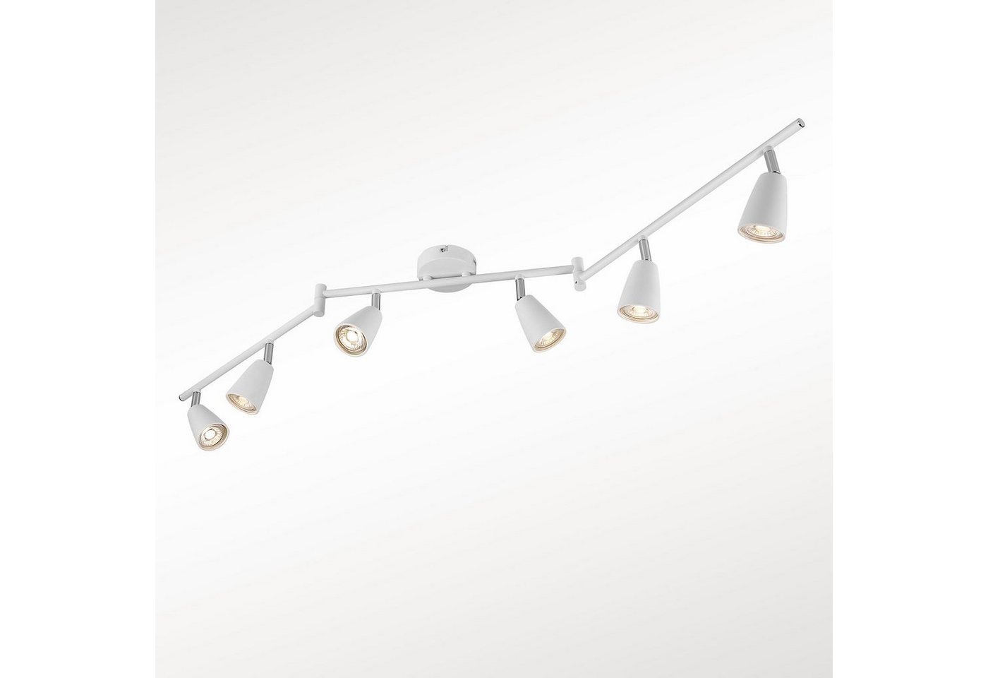 IMPTS LED Deckenspots Deckenleuchte Spotleuchte Deckenstrahler, Nicht Dimmbar, LED wechselbar, Warmweiß, Schwenkbar LED Deckenlampe Deckenspot – Bild 2 von 5