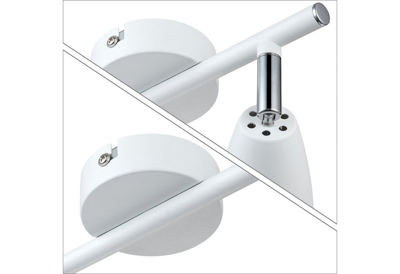 IMPTS LED Deckenspots Deckenleuchte Spotleuchte Deckenstrahler, Nicht Dimmbar, LED wechselbar, Warmweiß, Schwenkbar LED Deckenlampe Deckenspot – Bild 5 von 5