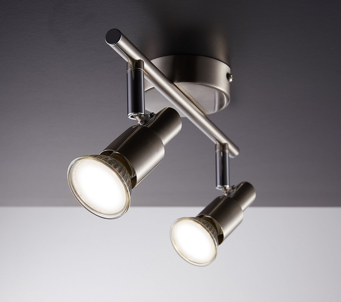 IMPTS LED Deckenspots Deckenstrahler Deckenleuchte 1/2/3/4/6-Flammig Dreh- und schwenkbar, warmweiss, warmweiß, Deckenspot für Küche Wohnzimmer Schlafzimmer – Bild 2 von 5