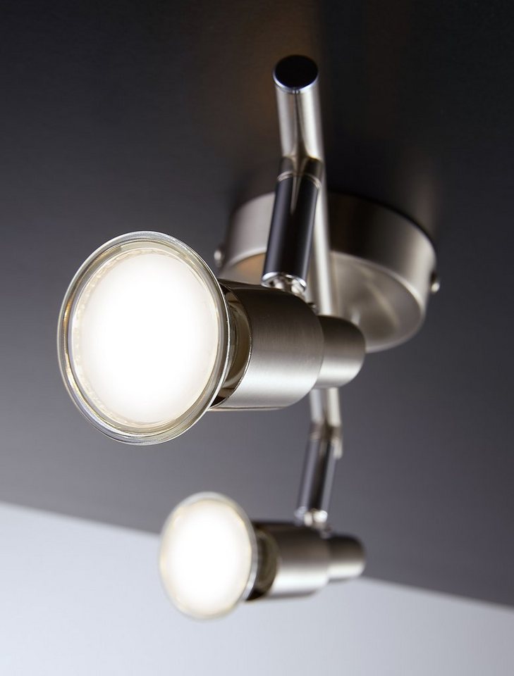 IMPTS LED Deckenspots Deckenstrahler Deckenleuchte 1/2/3/4/6-Flammig Dreh- und schwenkbar, warmweiss, warmweiß, Deckenspot für Küche Wohnzimmer Schlafzimmer – Bild 3 von 5