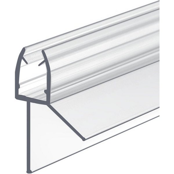IMPTS Türbodendichtung Dichtung Dusche Ersatzdichtung Duschkabine Wasserabweiser, L: 100 cm, (Packung-Set, 1-St., Wasserabweisende Duschdichtung für Glastür mit