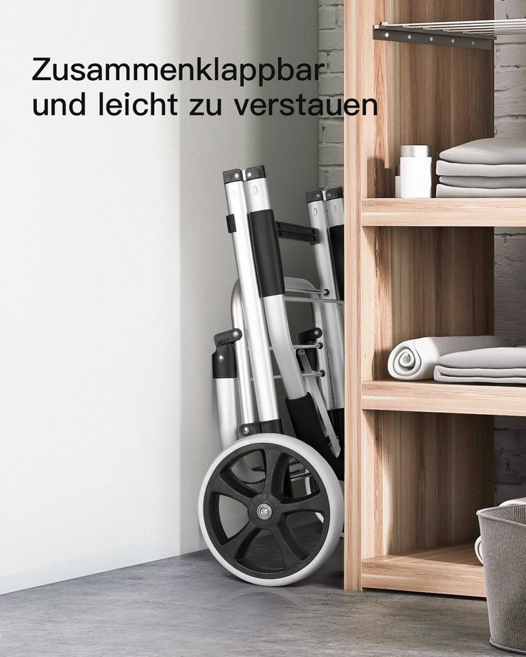 Inateck Einkaufstrolley Handwagen, Faltbar, Tragkraft 45 kg, 41 l, mit Wärmedämmungstasche, leichte – Bild 5 von 5