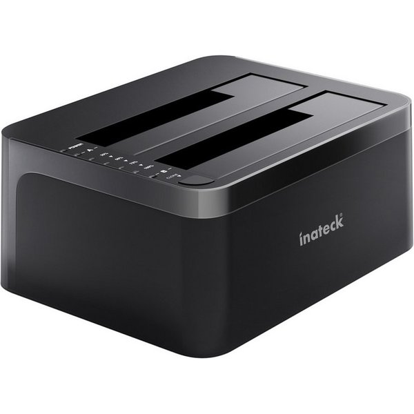Inateck Festplatten-Dockingstation USB 3.0, SATA Dual-Schacht Docking