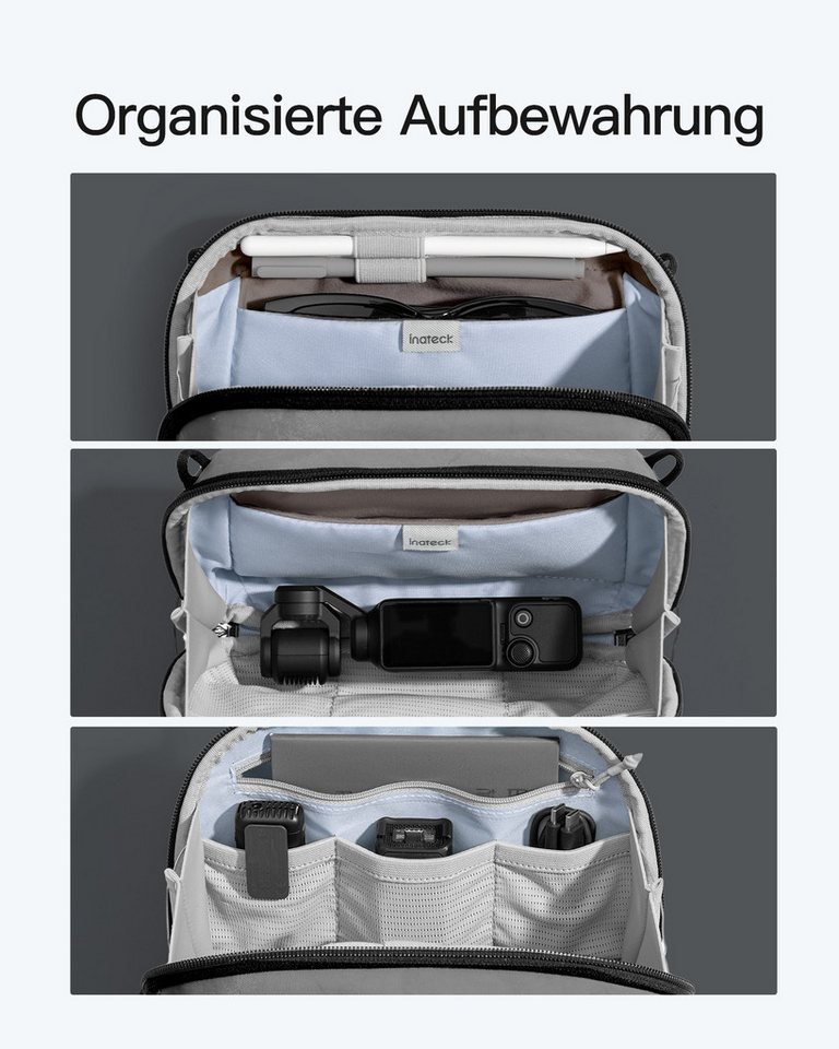 Inateck Taschenorganizer kabeltasche organizer Tech Pouch – Bild 3 von 5