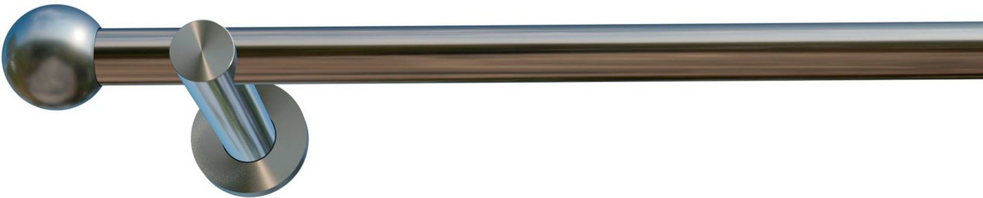 indeko Gardinenstange Colombes, Ø 20 mm, 1-läufig, Wunschmaßlänge, verschraubt, Komplett-Set inkl. Montagematerial – Bild 3 von 5