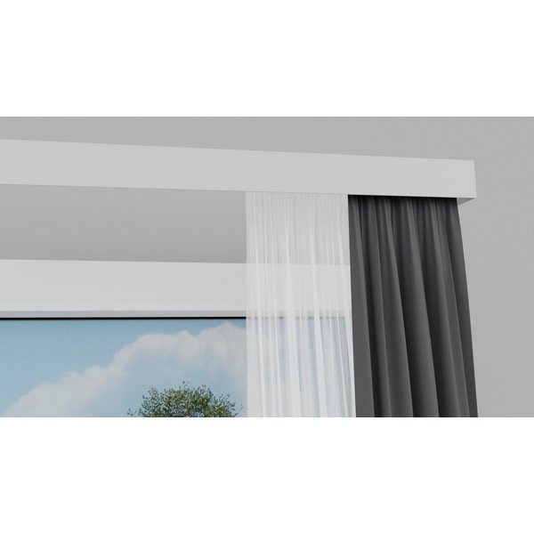 indeko Innenlaufschiene Stockholm, 2-läufig, verschraubt, Metall