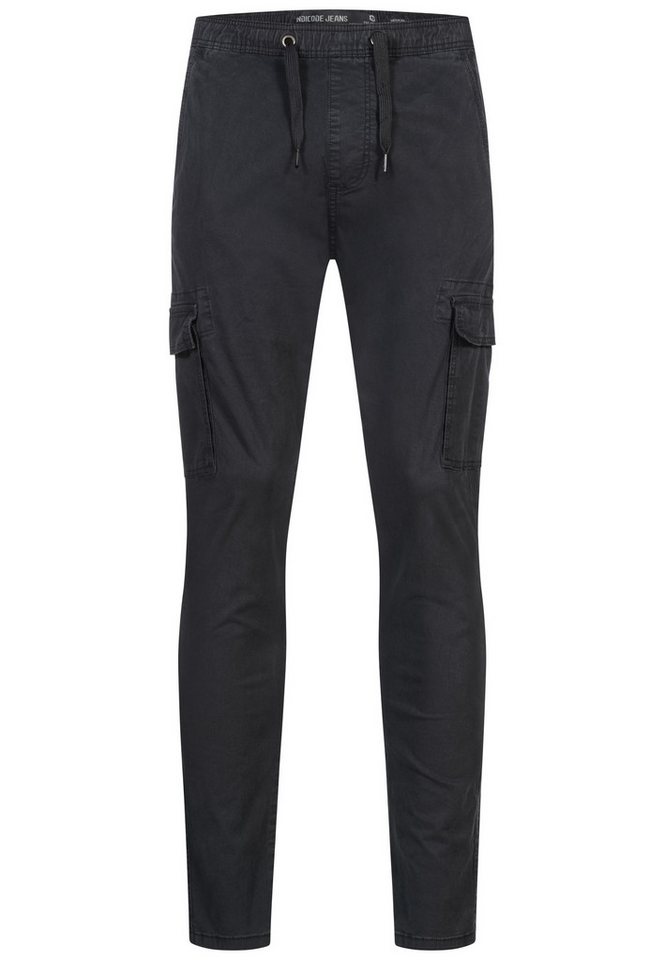 INDICODE Cargohose Herren Broadwick Cargo Hose Herrenhose mit einem elastischem Bund und Kordelzug – Bild 2 von 5