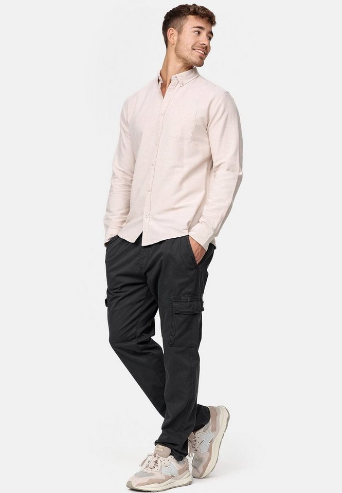 INDICODE Cargohose Herren Broadwick Cargo Hose Herrenhose mit einem elastischem Bund und Kordelzug – Bild 5 von 5