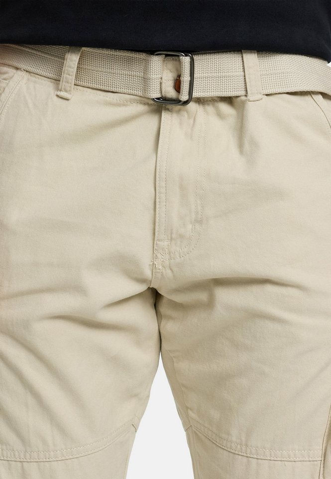 INDICODE Cargohose Herren INPascan Freizeithose mit Stretch mit 7 Taschen, inkl. Gürtel – Bild 5 von 5