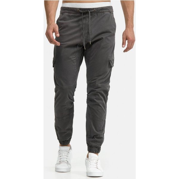 INDICODE Cargohose Herren Levy Jogger-Pant mit elastischem Bund und Kordelzug