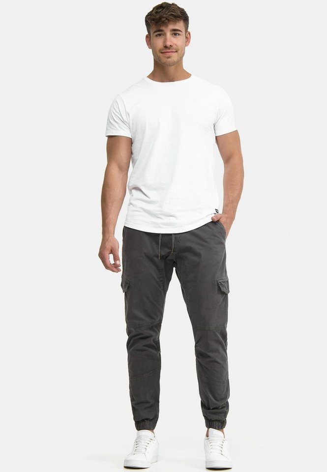 INDICODE Cargohose Herren Levy Jogger-Pant mit elastischem Bund und Kordelzug – Bild 5 von 5