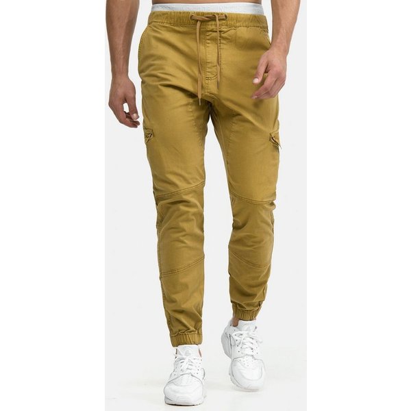 INDICODE Cargohose Herren Levy Jogger-Pant mit elastischem Bund und Kordelzug
