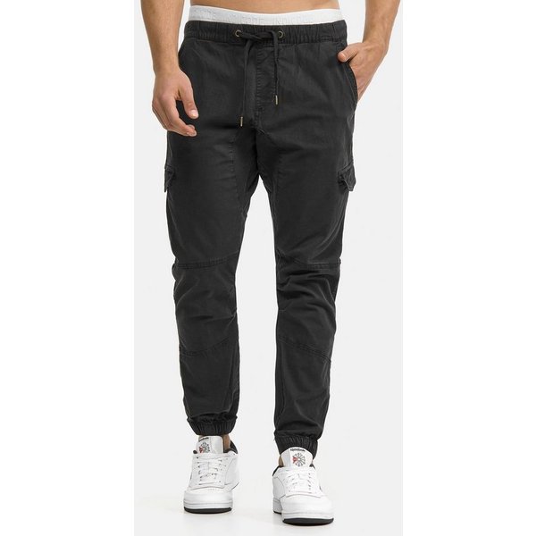 INDICODE Cargohose Herren Levy Jogger-Pant mit elastischem Bund und Kordelzug
