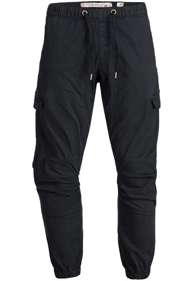 INDICODE Cargohose Herren Levy Jogger-Pant mit elastischem Bund und Kordelzug – Bild 2 von 5