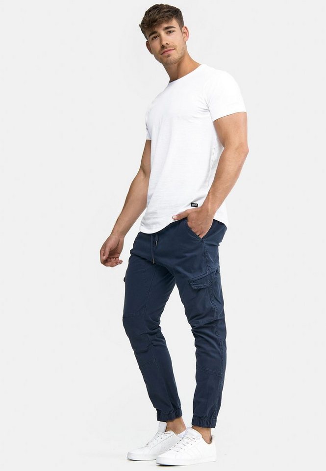 INDICODE Cargohose Herren Levy Jogger-Pant mit elastischem Bund und Kordelzug – Bild 5 von 5
