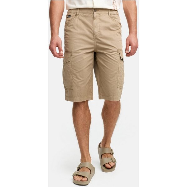 INDICODE Cargoshorts Herren INNadim Cargoshorts aus Baumwolle mit elastischen Einsätzen am Bund für eine flexible Passform