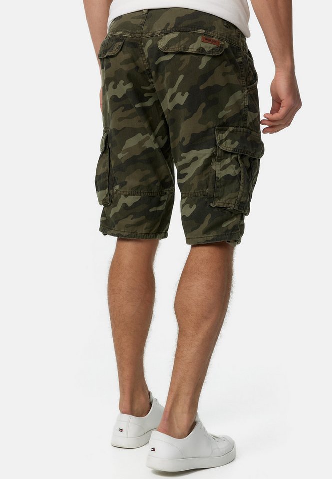 INDICODE Cargoshorts Herren Monroe Cargo Cargo Shorts Herrenshorts mit 6 Taschen inkl. Gürtel – Bild 5 von 5