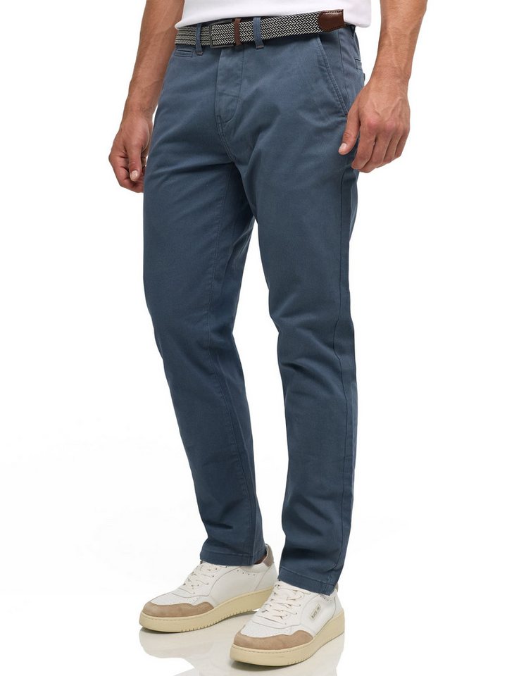 INDICODE Chinos INEldwyn (Set, 2-tlg., mit Gürtel) Baumwollmischung, regular fit – Bild 4 von 5