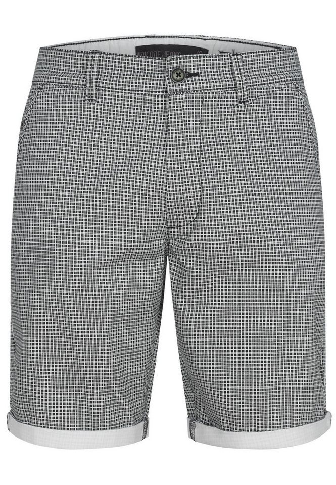 INDICODE Chinoshorts Herren Bourchier Chino Shorts Herrenshorts Chino Shorts mit modernem Karomuster und einem Gürtel – Bild 2 von 5