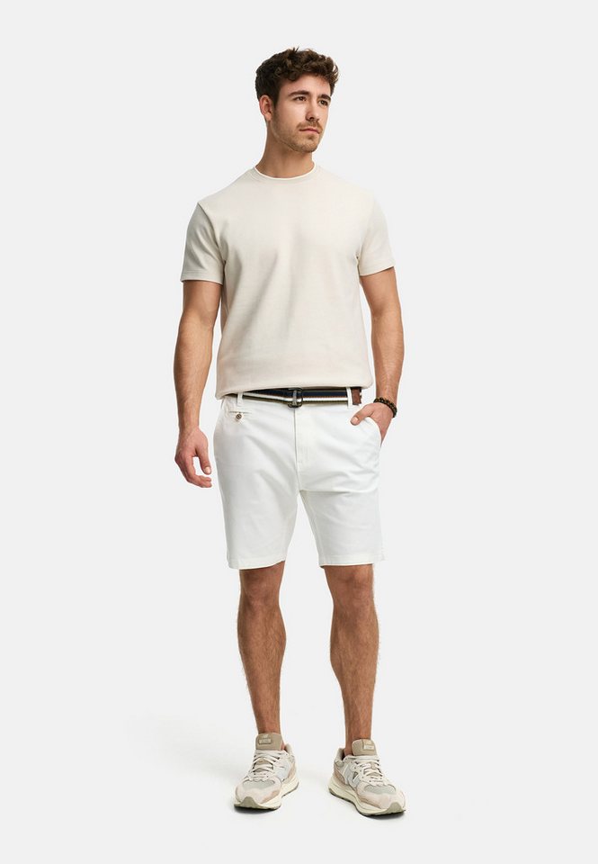 INDICODE Chinoshorts Herren INThews Chino Shorts Herrenshorts aus Twill mit passendem Gürtel – Bild 5 von 5