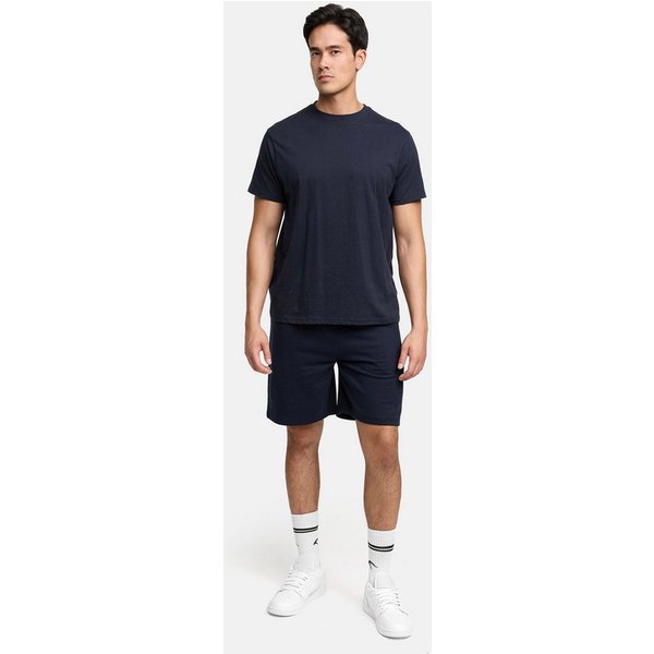 INDICODE Freizeitanzug Herren Comfy Shirt Herrenshorts Set (2-tlg), mit praktischen Seitentaschen an der Shorts