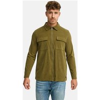INDICODE Hemd Langarm INNemoto Zip Shirt, Größe M in Grün