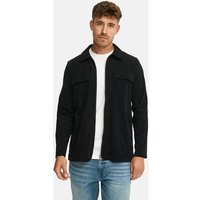 INDICODE Hemd Langarm INNemoto Zip Shirt, Größe XXL in Schwarz