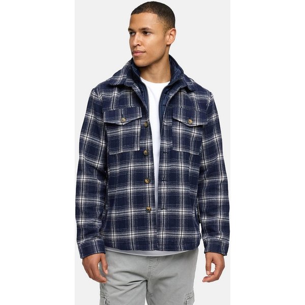 INDICODE Hemdjacke Herren INDjango Hemd Herrenjacke mit herausnehmbarem Inlay