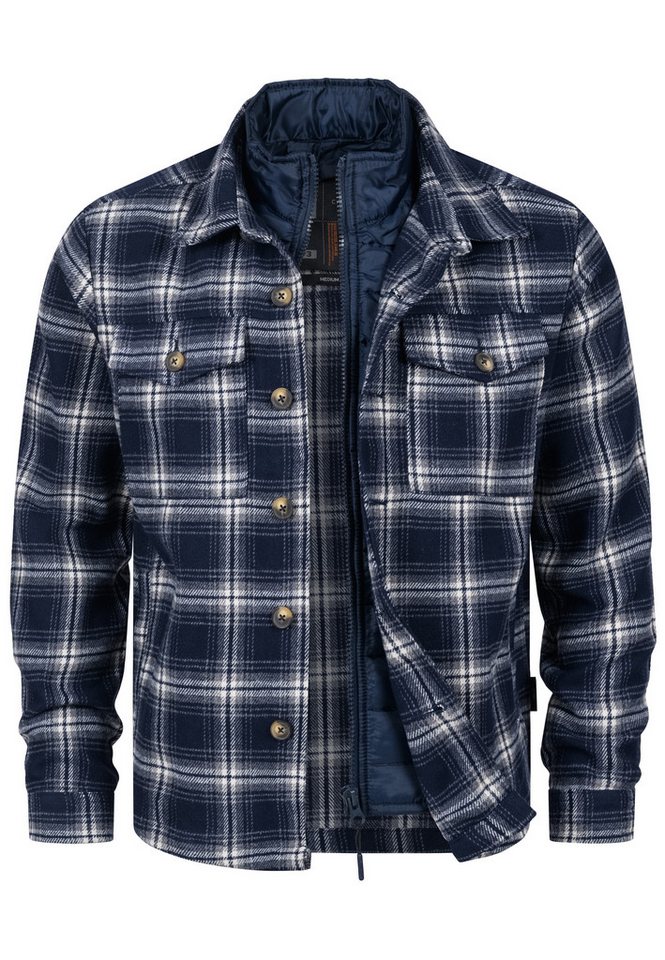 INDICODE Hemdjacke Herren INDjango Hemd Herrenjacke mit herausnehmbarem Inlay – Bild 2 von 5