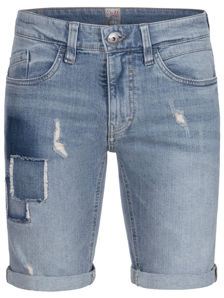 INDICODE Jeansshorts Herren Roberts Jeans Shorts Herrenshorts aus elastischer Baumwoll-Qualität – Bild 2 von 5