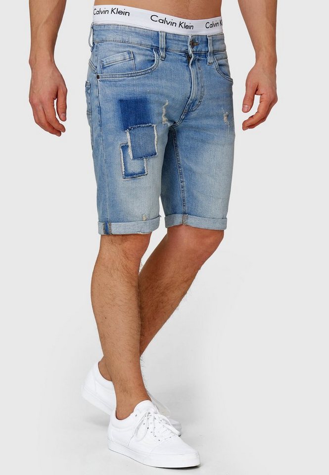 INDICODE Jeansshorts Herren Roberts Jeans Shorts Herrenshorts aus elastischer Baumwoll-Qualität – Bild 3 von 5