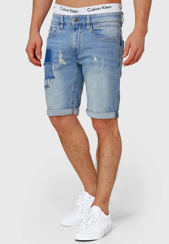 INDICODE Jeansshorts Herren Roberts Jeans Shorts Herrenshorts aus elastischer Baumwoll-Qualität – Bild 4 von 5