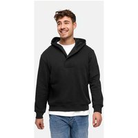 INDICODE Kapuzenpullover INJumpy Half Zip, Größe S in Schwarz