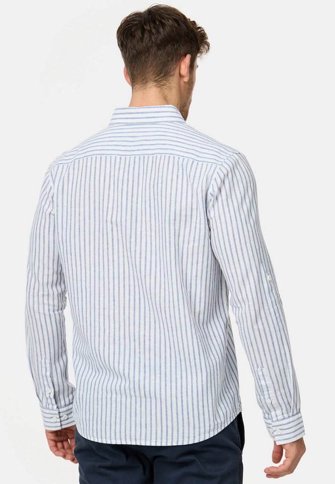 INDICODE Langarmhemd Herren Brayden Herrenhemd Langarm mit Button-Down-Kragen – Bild 5 von 5