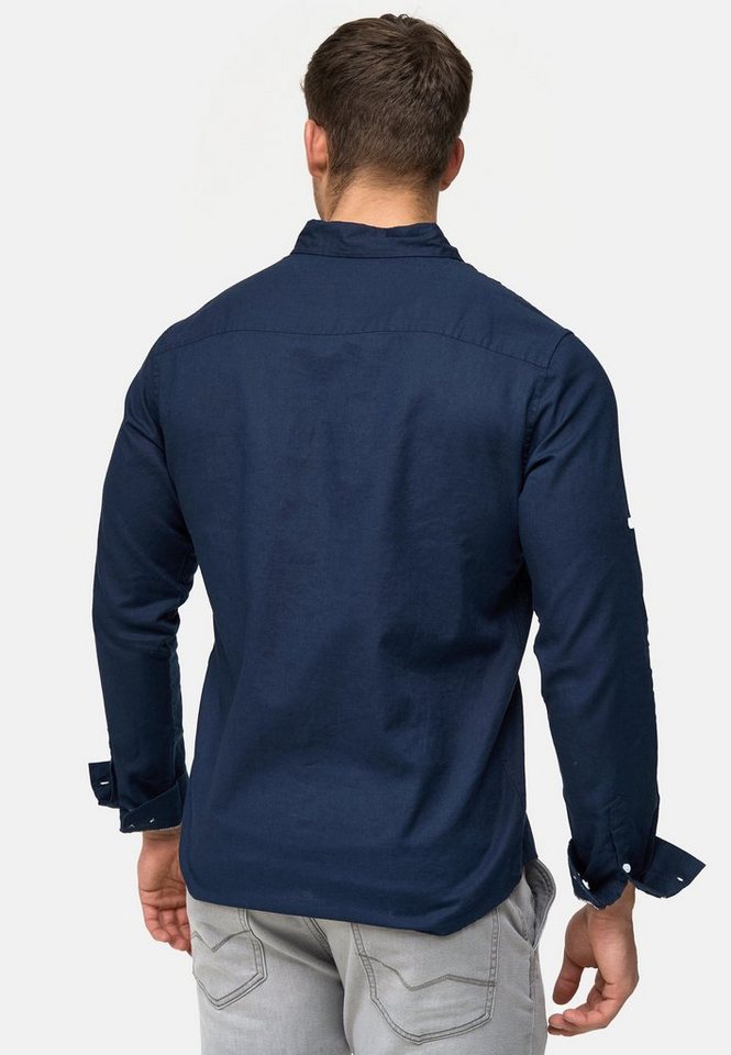 INDICODE Langarmhemd Herren Brayden Herrenhemd Langarm mit Button-Down-Kragen – Bild 5 von 5