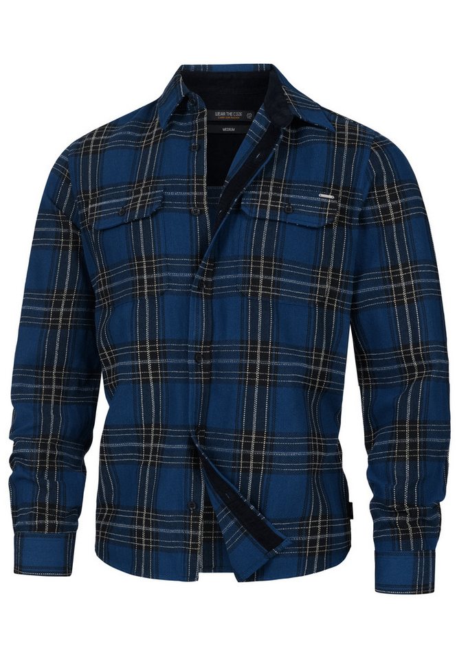 INDICODE Langarmhemd Herren INGroff Herrenhemd Langarm Langarm-Hemd mit zwei Brust-Taschen und Knopfleiste – Bild 2 von 5